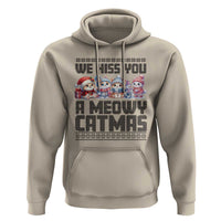 Christmas Cute Cat Hoodie We Hiss You A Meowy Catmas