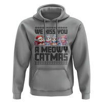 Christmas Cute Cat Hoodie We Hiss You A Meowy Catmas