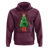 Funny Christmas Cat Hoodie You Are A Meow One Mr. Cat Green Cat