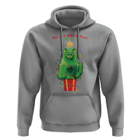 Funny Christmas Cat Hoodie You Are A Meow One Mr. Cat Green Cat