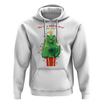 Funny Christmas Cat Hoodie You Are A Meow One Mr. Cat Green Cat