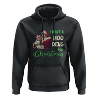 Funny I Want A Moo Deng For Christmas Hoodie