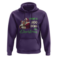 Funny I Want A Moo Deng For Christmas Hoodie