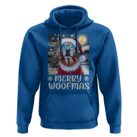 Funny Xmas Golden Retriever Hoodie Merry Woofmas Christmas Starry Night Dog Lover
