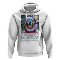Funny Xmas Golden Retriever Hoodie Merry Woofmas Christmas Starry Night Dog Lover