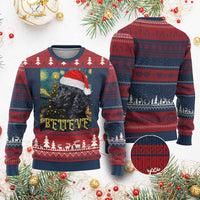 Funny Xmas Poodle Ugly Christmas Sweater Believe Christmas Starry Night Dog Lover - Wonder Print Shop