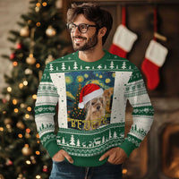 Funny Xmas Yorkshire Ugly Christmas Sweater Believe Christmas Starry Night Dog Lover - Wonder Print Shop