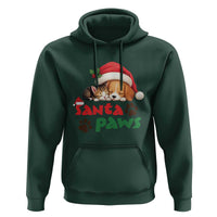 Funny Christmas Santa Paws Dogs And Cats Hoodie