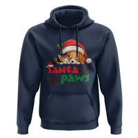 Funny Christmas Santa Paws Dogs And Cats Hoodie