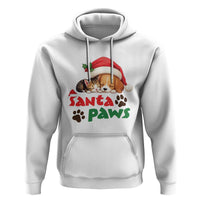Funny Christmas Santa Paws Dogs And Cats Hoodie