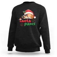 Funny Christmas Santa Paws Dogs And Cats Sweatshirt - Wonder Print Shop