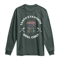 Funny Xmas Grilling Long Sleeve Shirt Christmas