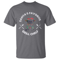 Funny Xmas Grilling T Shirt Santa's Favorite Grill Chelf BBQ - Wonder Print Shop