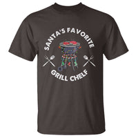Funny Xmas Grilling T Shirt Santa's Favorite Grill Chelf BBQ - Wonder Print Shop