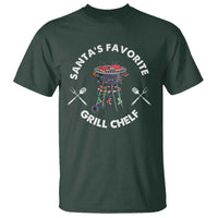 Funny Xmas Grilling T Shirt Santa's Favorite Grill Chelf BBQ - Wonder Print Shop