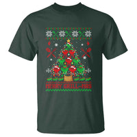 Funny Xmas Grilling T Shirt Merry Grill Mas Santa Grilling BBQ Smoking Meat - Wonder Print Shop