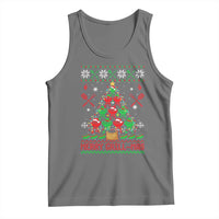 Funny Xmas Grilling Tank Top Merry Grill Mas Santa Grilling BBQ Smoking Meat