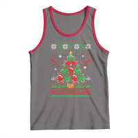 Funny Xmas Grilling Tank Top Merry Grill Mas Santa Grilling BBQ Smoking Meat