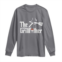 Funny Grill Dad Long Sleeve Shirt The Grillfather BBQ Party Grilling