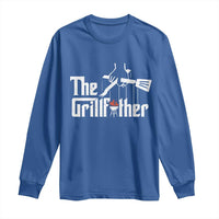 Funny Grill Dad Long Sleeve Shirt The Grillfather BBQ Party Grilling