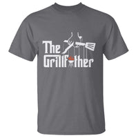 Funny Grill Dad T Shirt The Grillfather BBQ Party Grilling - Wonder Print Shop