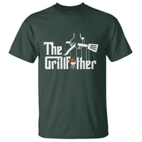 Funny Grill Dad T Shirt The Grillfather BBQ Party Grilling - Wonder Print Shop
