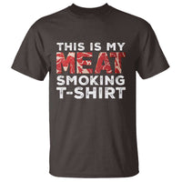 Funny This Is My Meat Smoking T Shirt Grilling BBQ Lover - Wonder Print Shop