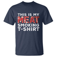 Funny This Is My Meat Smoking T Shirt Grilling BBQ Lover - Wonder Print Shop
