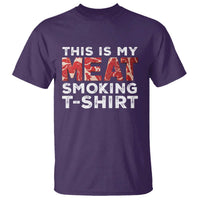Funny This Is My Meat Smoking T Shirt Grilling BBQ Lover - Wonder Print Shop
