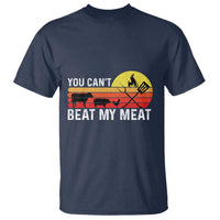 Funny BBQ Grilling T Shirt You Can't Beat My Meat - Wonder Print Shop