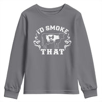 I'd Smoke That Grilling BBQ Youth Sweatshirt