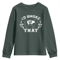 I'd Smoke That Grilling BBQ Youth Sweatshirt