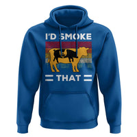 Funny I'd Smoke That Hoodie Grilling BBQ Weed Retro