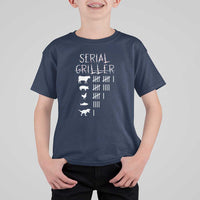 Funny Chelf T Shirt For Kid Serial Griller Grilling BBQ Pitmaster