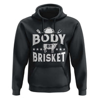 Funny Pitmaster BBQ Hoodie Body By Brisket Smoker Grilling