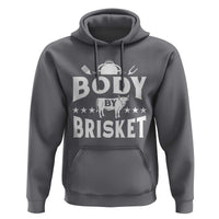 Funny Pitmaster BBQ Hoodie Body By Brisket Smoker Grilling
