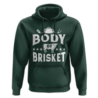 Funny Pitmaster BBQ Hoodie Body By Brisket Smoker Grilling
