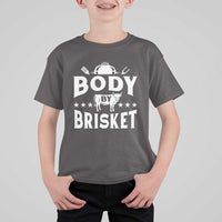Funny Pitmaster BBQ T Shirt For Kid Body By Brisket Smoker Grilling