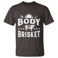 Funny Pitmaster BBQ T Shirt Body By Brisket Smoker Grilling - Wonder Print Shop