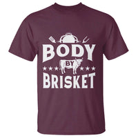 Funny Pitmaster BBQ T Shirt Body By Brisket Smoker Grilling - Wonder Print Shop