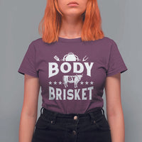 Funny Pitmaster BBQ T Shirt For Women Body By Brisket Smoker Grilling - Wonder Print Shop