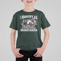 Funny BBQ Lover T Shirt For Kid I Identify As Brisketarian