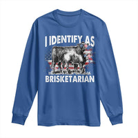 Funny BBQ Lover Long Sleeve Shirt I Identify As Brisketarian