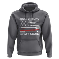 Funny BBQ Grilling Pitmaster Hoodie Make Grilling Great Again Chef Smoking Tools