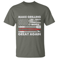 Funny BBQ Grilling Pitmaster T Shirt Make Grilling Great Again Chef Smoking Tools - Wonder Print Shop