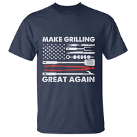Funny BBQ Grilling Pitmaster T Shirt Make Grilling Great Again Chef Smoking Tools - Wonder Print Shop