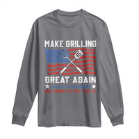 Funny BBQ Lover Long Sleeve Shirt Make Grilling Great Again And The Vegetarians Are Going To Pay For It