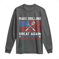 Funny BBQ Lover Long Sleeve Shirt Make Grilling Great Again And The Vegetarians Are Going To Pay For It