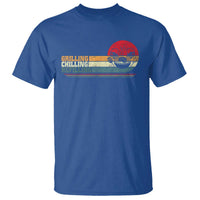 Funny BBQ Lover T Shirt Grilling Chillin' Refillin Beer Drinking Smoker Grilling Pitmaster - Wonder Print Shop