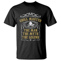 BBQ Grilling Pitmaster T Shirt Grill Master The Man The Myth The Legend - Wonder Print Shop